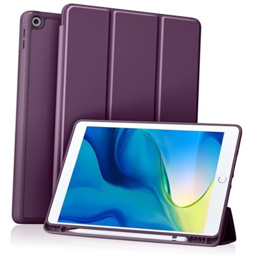 iPad 10.2 Case (2021/2020/2019) - Berry Purple Protective Cover