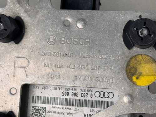 2012-2017 AUDI A6 A7 A8 FRONT RIGHT ADAPTIVE CRUISE CONTROL SENSOR MODULE OEM - Picture 9 of 9