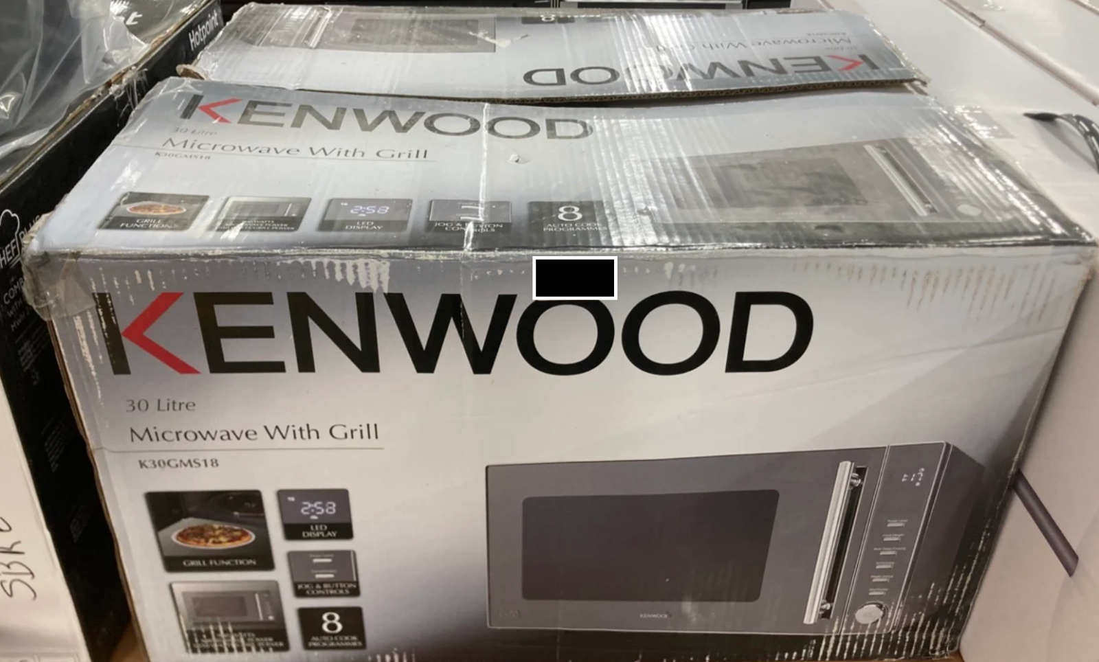KENWOOD K30GMS18 Compact Microwave with Grill Silver 5017416778190 eBay