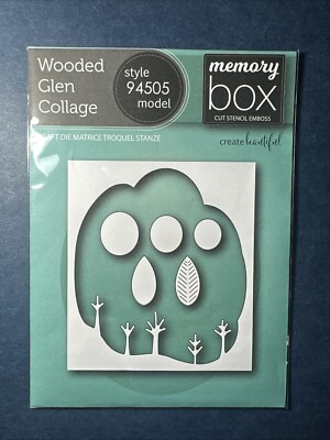NEW! Memory Box Dies -WOODED GLEN COLLAGE Die- All-season Scene builder