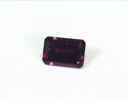 Garnet Natural Genuine Gemstone Emerald Cut 1.92 CT GSG 180 - Picture 2 of 6