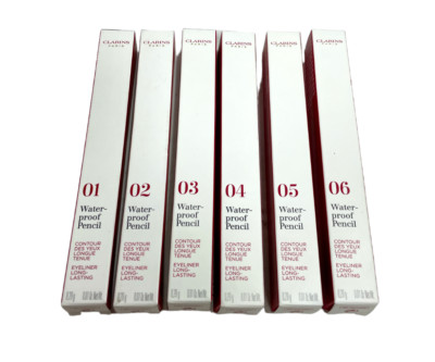 Clarins Waterproof Pencil Eyeliner Long Lasting(0.29g/0.01oz)LOT OF 2!YOU PICK!