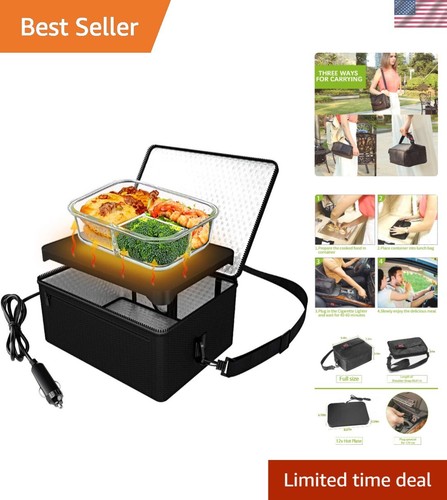 Automatic Temperature Control Car Microwave - Personal Food Warmer for Trips