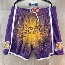 Mitchell  Ness LA Lakers Re-Take Gradient Swingman Shorts 2009 Purple 2XL