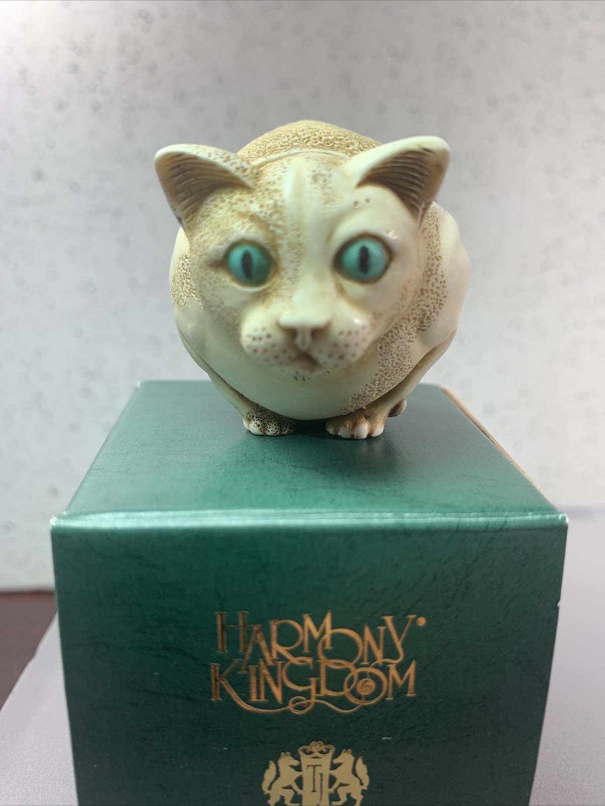 Harmony Kingdom Roly Polys Cat Handcrafted Figurine By Master Carver Adam Binder