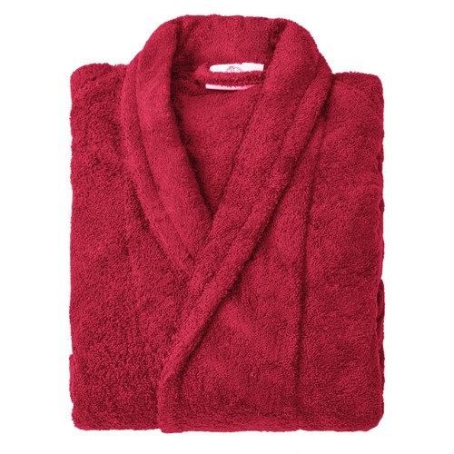 Bata de baño larga de tela de rizo de algodón con grapa para mujeres y hombres unisex para adultos - Imagen 14 de 67