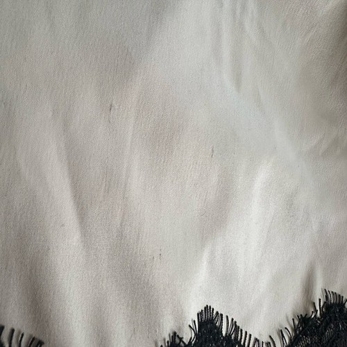 Dolce & Gabbana Vintage black white Silky Satin Lace Corset Cami Camisole Top S - Picture 8 of 16
