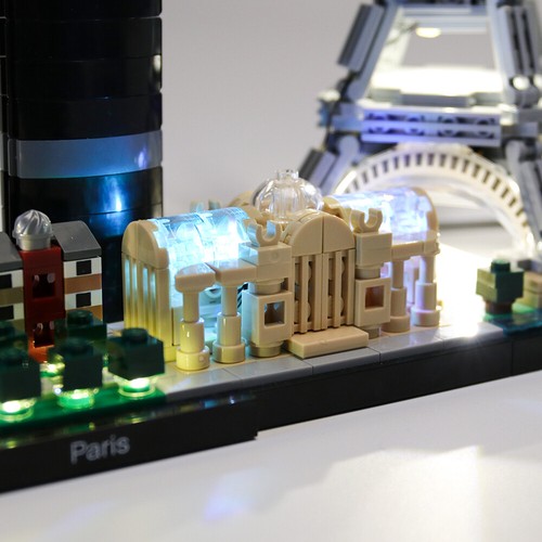 NEW LED Light Kit for Architecture Paris LEGOs 21044 Lighting Building - Picture 3 of 8