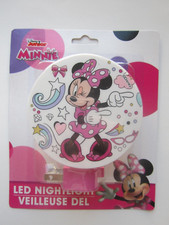 Disney MINNIE LED Night Light Plug In Bedroom Bathroom Kitchen Hallway Sealed