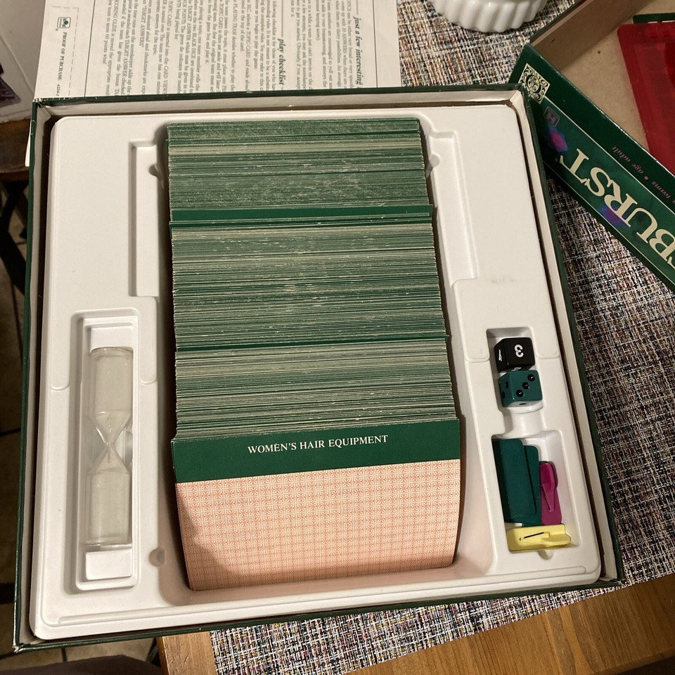 OUTBURST BOARD GAME 1986 eBay