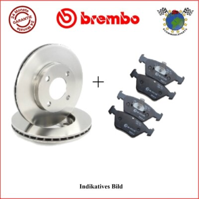 Kit Bremsscheiben Und Bremsbeläge Vorne Brembo Für Ford Scorpio #E9d2
