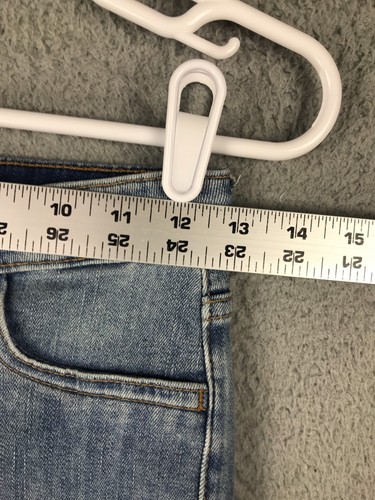 Gap Denim Girls Mid Rise Stretch Super Skinny Adjustable Waist Blue Jeans Sz 10 - Picture 2 of 13