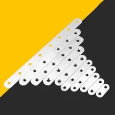 Stainless Steel Repair Plate Flat Straight Fixing Mending Corner Brace Bracket