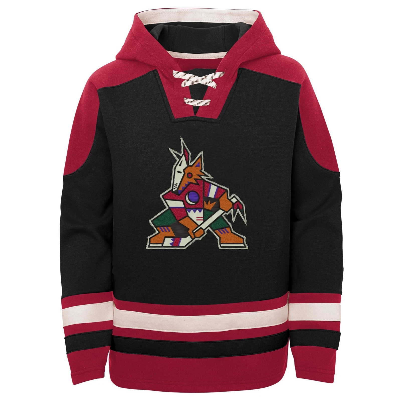 NHL Youth Boys Arizonna Coyotes Lace Up Hoodie