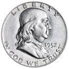 1952-D Franklin SILVER Half Dollar Brilliant XF/AU Complete Your Album!