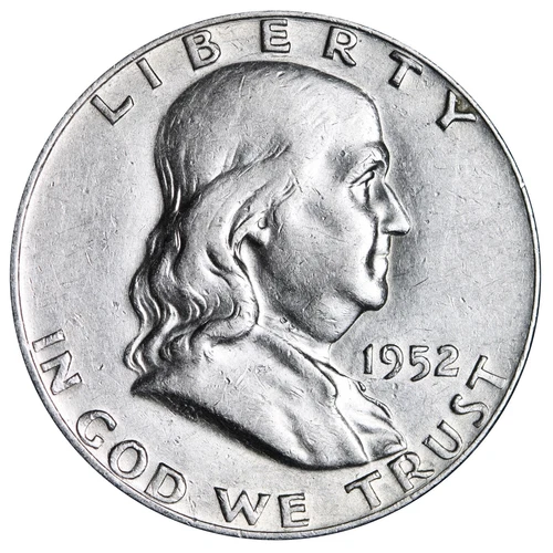 1952-D Franklin SILVER Half Dollar XF/AU Nice Coin! Complete Your Album!