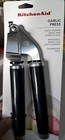 KitchenAid Heavy Duty Garlic Press With Removable Basket Black & Stainless Steel