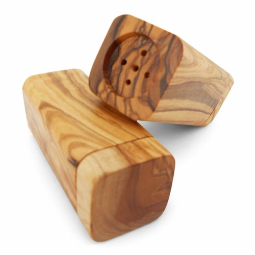wooden salt and pepper set