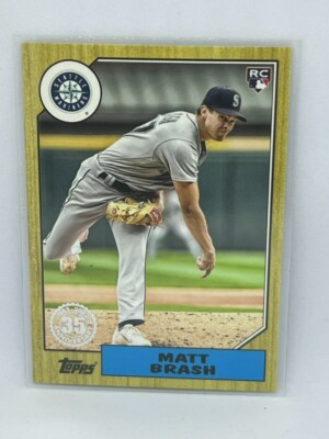 Matt Brash Rookie 1987 Retro 2022 Topps Update Series # 87TBU-43