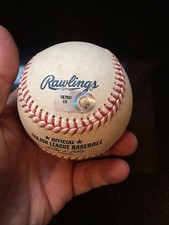 BRYCE HARPER GAME USED BALL FROM 9/20/2012 NATIONALS CLINCH PLAYOFF BERTH