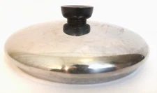 Replacement Lid Only 7" Silver For Stainless Steel Skillet Pot Pan Black Handle