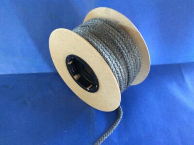 3/4'' Black 40'' Wood Stove Door Gasket, Round Fiberglass Rope Seal FREE SHIPPING