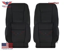 2015 2016 2017 Ford F150 Lariat Driver OR Passenger In Black Leather Seat Covers
