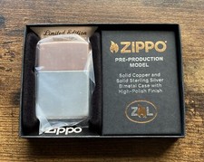 Zippo Lighter 2023 Bi Metal Solid Copper Sterling Silver Limited Edition