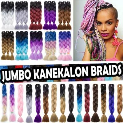 MARKENLOS Angebot! 5X Jumbo Braids Zöpfe Haarverlängerung Crochet Braiding Hair Extensions