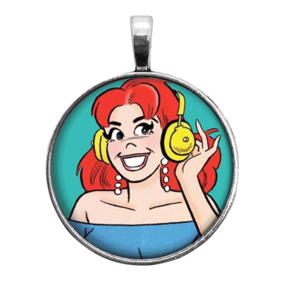 Cheryl Blossom Key Ring Necklace Cufflink Tie Clip Ring Earring Riverdale Archie