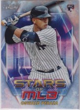 2023 Topps Update Oswald Peraza RC Stars of MLB Chrome | New York Yankees