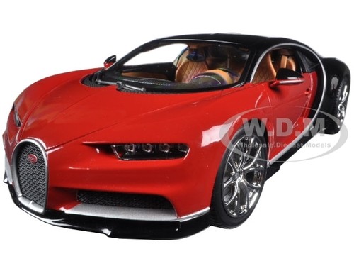 1/18 ブガティシロン BUGATTI CHIRON RED/BLACK 1/18 DIECAST MODEL CAR BY BBURAGO 11040