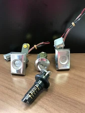 1981-89 Ford Lincoln Mercury Door & Trunk Lock Set, Lighted Rectangular Face NOS