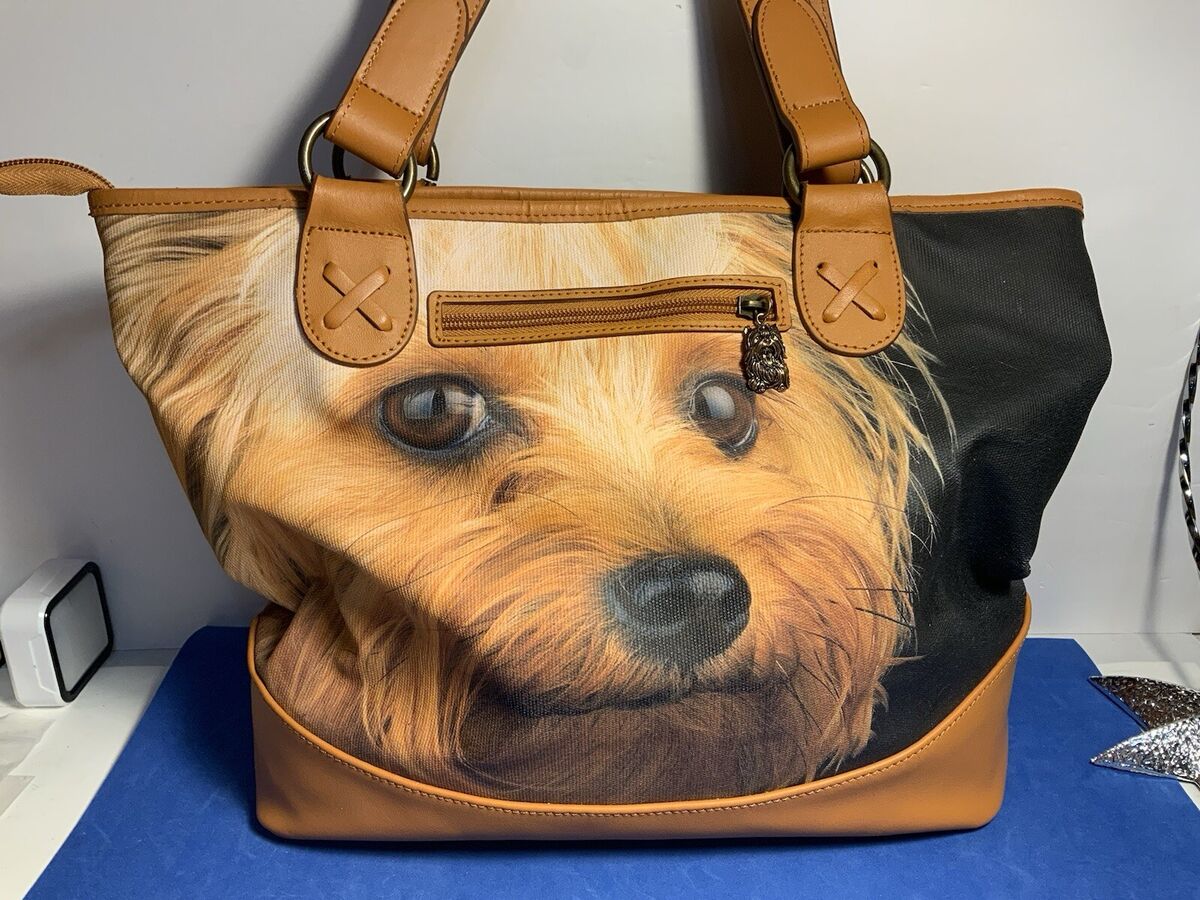 Biewer Terrier Shoulder Bag - Tan Biewer Terrier Shoulder Bag - Tan