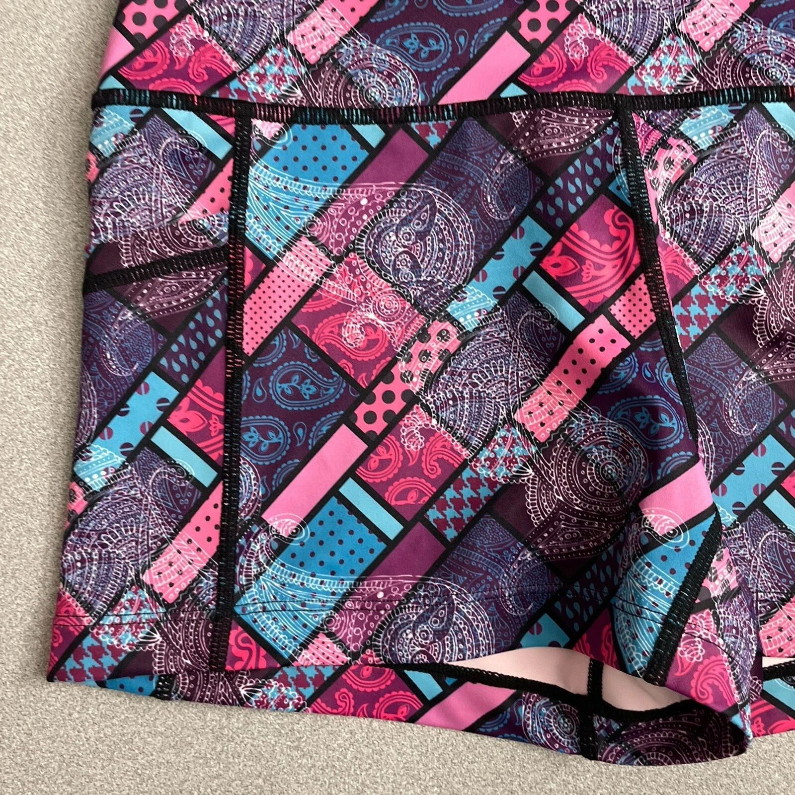 constantly-varied-gear running pockets gym squat paisley shorts