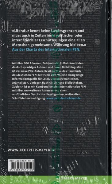 Thumbnail - Pen Das Autorenlexikon 2015/16 - Buch, Über 700 Autoren Und