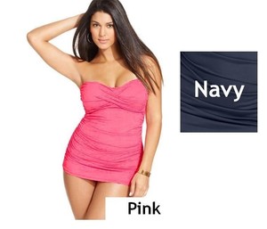 strapless swimdress