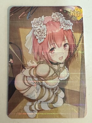 HIMITSU Tied up Bound KB011 Holographic Goddess Story Anime Card