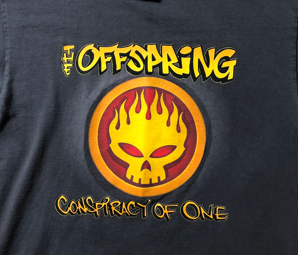 Vintage The Offspring Conspiracy Of One Cotton Black All Size 