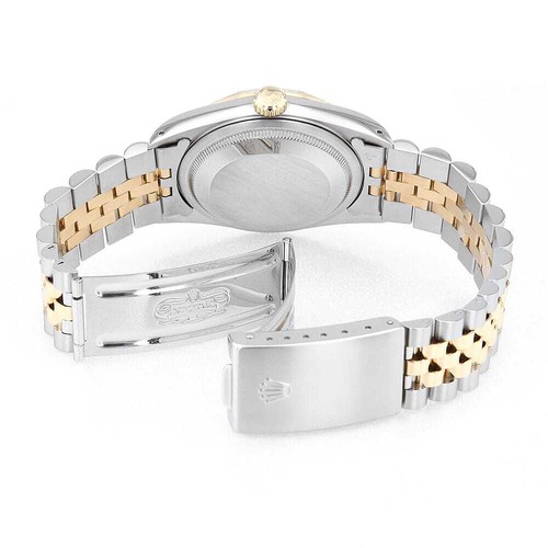 ROLEX Datejust 16233 creme Rom Überseeverkauf nur L Nummer gebraucht Herren - Bild 5 von 12