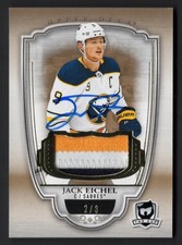 2018-19 The Cup Auto Patch Autograph Gold #7 Jack Eichel 2/8