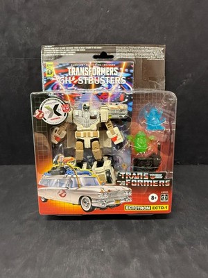 Transformers Ghostbusters Ectrotron Ecto-1 Collaborative SEALED with COMIC