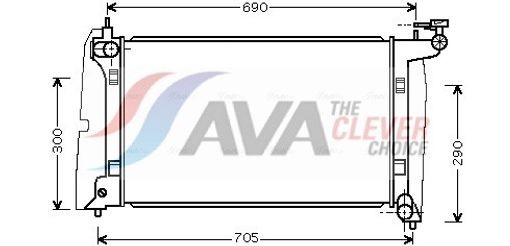 RADIATOR ENGINE COOLING TO2302 FOR TOYOTA COROLLA/ALLEX/Verso/SPACIO/ALTIS 1.8L - Image 12