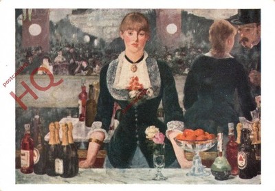 Ansichtskarte; Edouard Manet, Un Bar Aux Folies-Bergere