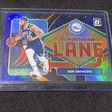 2020-21 Panini Donruss Optic Express Lane Ben Simmons #22 Philadelphia 76ers