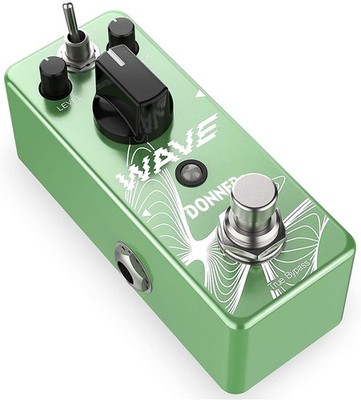 Donner Wave Delay Pedal for Electric Guitar, Digital & Analog Green 