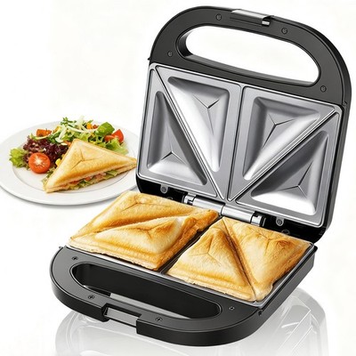 SUPERLEX 2-Scheiben-Sandwichtoaster Waffeln Backen Maker Cold-Touch-Griff 750w