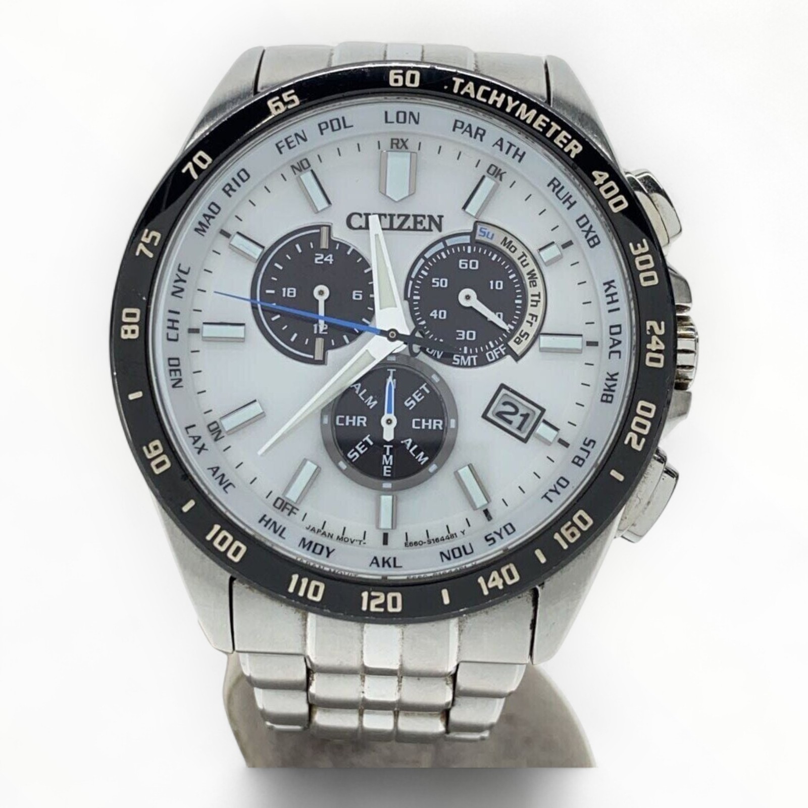 CITIZEN E660-S119936 Quartz Watch with Stainless Steel Case 5466