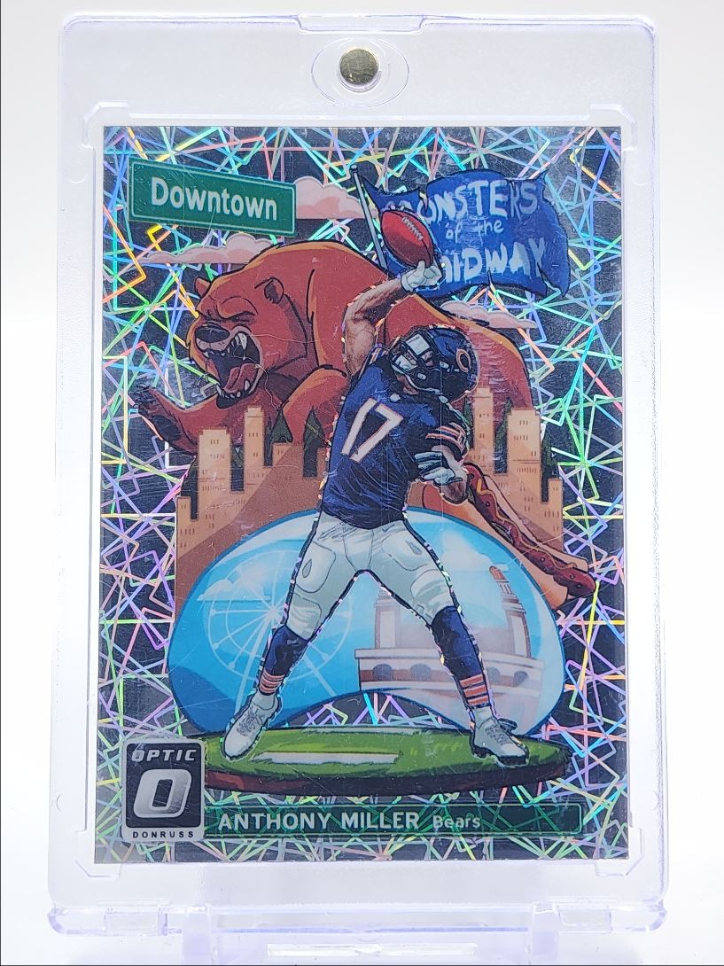 ANTHONY MILLER 2018 DONRUSS OPTIC DOWNTOWN PRIZM CASE HIT SP BEARS Q4042
