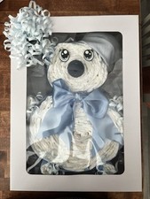 Baby Girl Teddy Bear Diaper Cake Diaper Cakes Baby Shower Gift  Baby Gift